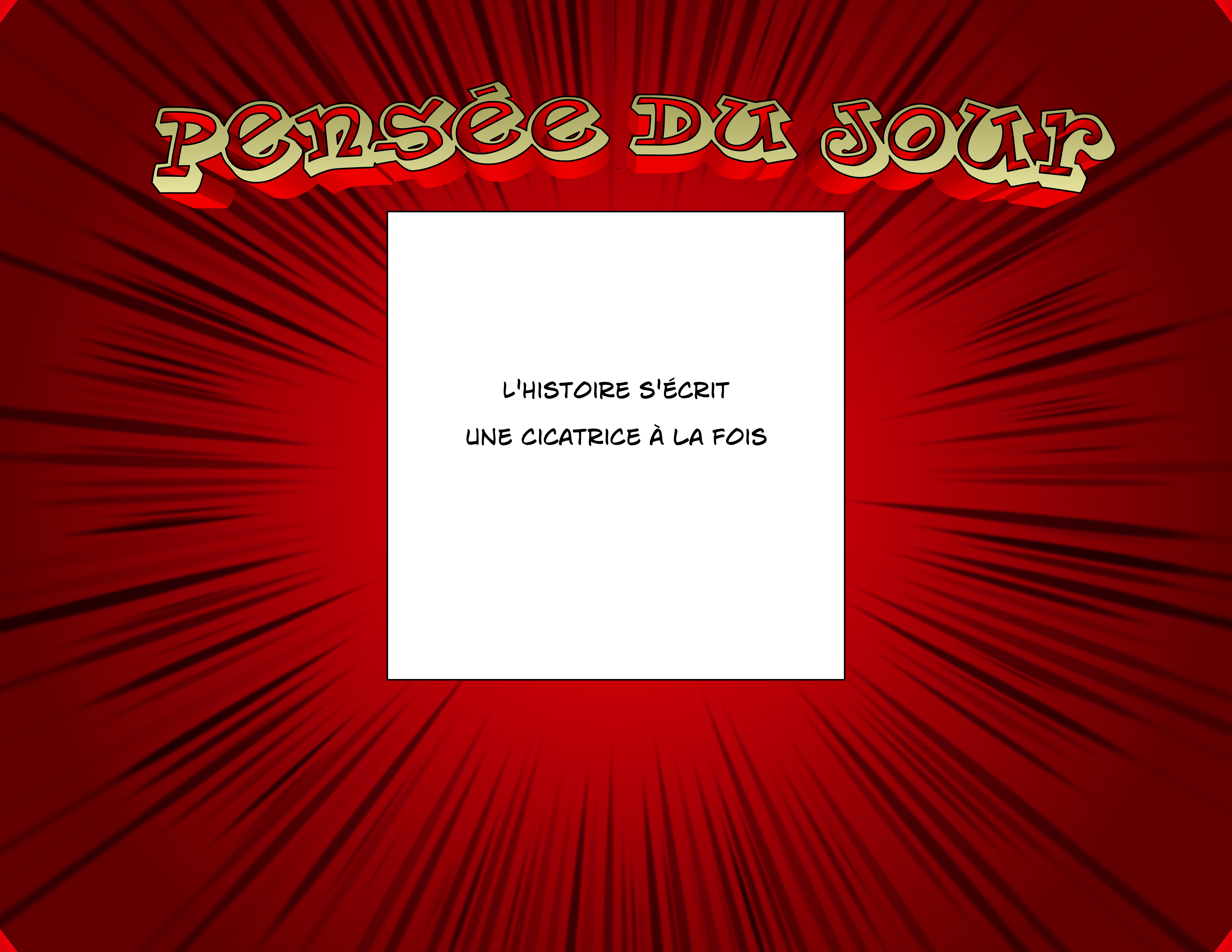 Pensée du jour